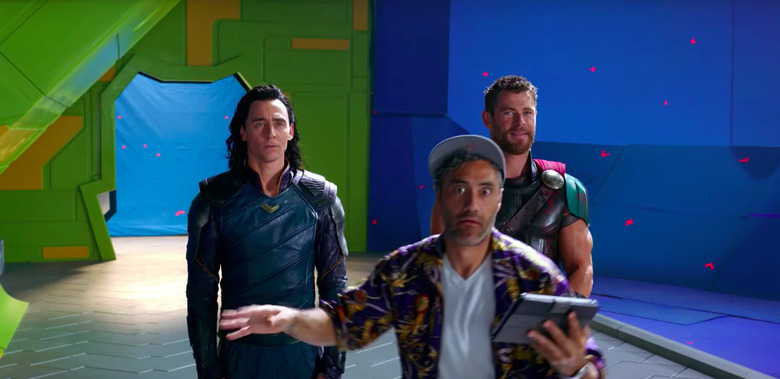 thor ragnarok bloopers