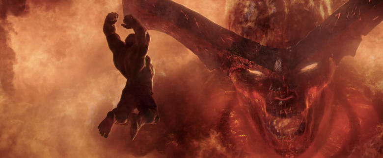 Thor Ragnarok - Hulk vs Surtur