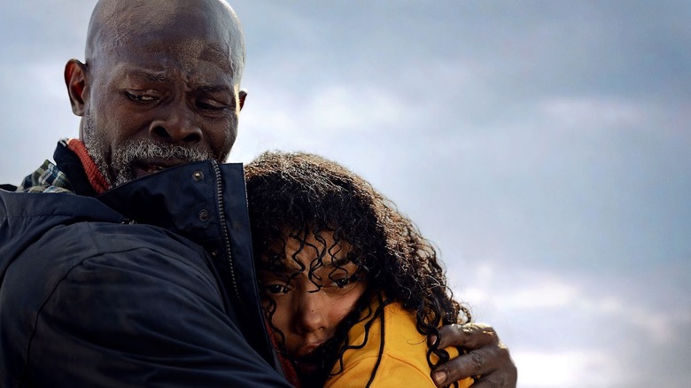 Dale hugs Dakota in Thrash