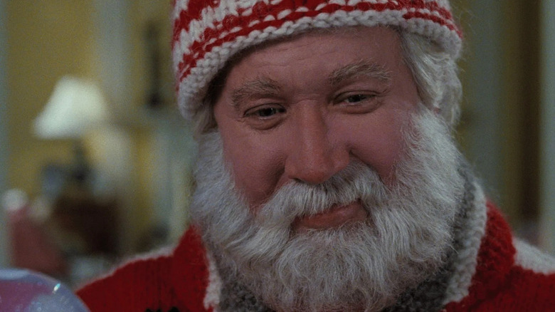Scott Calvin in full Santa regalia in The Santa Clause