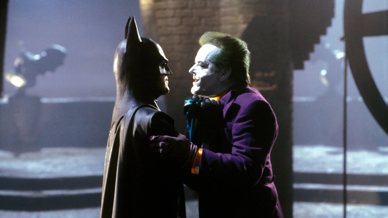 Michael Keaton and Jack Nicholson in Batman