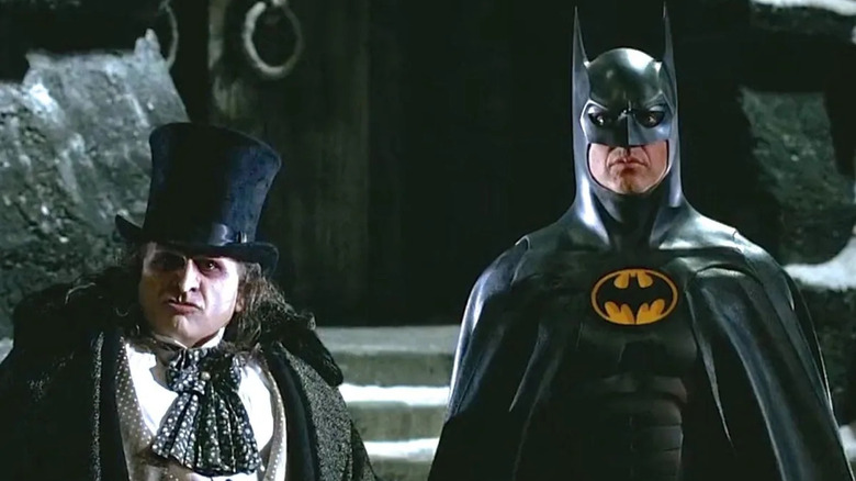 Batman Returns Penguin and Batman
