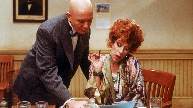 Albert Finney and Carol Burnett in Annie