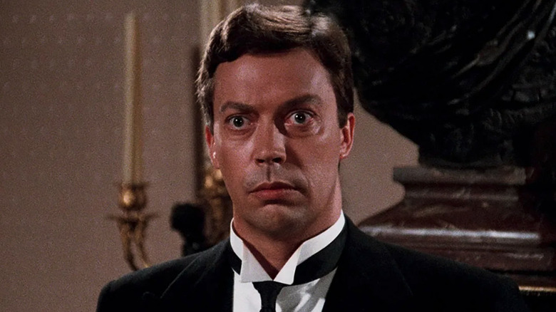 Wadsworth looking baffled in Clue