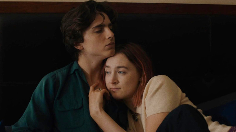 Lady Bird, Timothee Chalamet, Saoirse Ronan