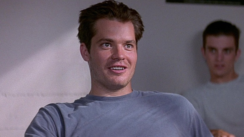 Mickey speaks in the scream 2
