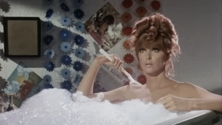 Tina Louise's LaVerne Baker sits in a bubble bath in How to Commit Marriage