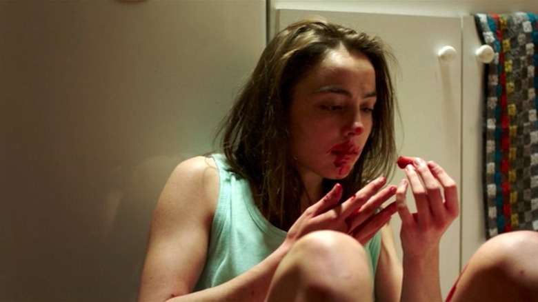 Raw severed finger