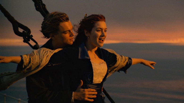 Kate Winslet and Leonardo DiCaprio in Titanic