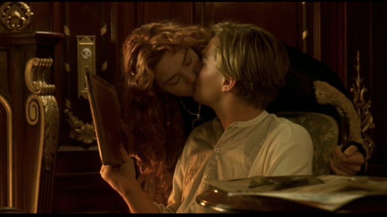 Kate Winslet and Leonardo DiCaprio in Titanic