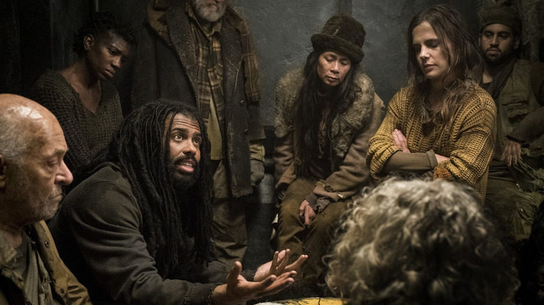 Daveed Diggs speaks to group Snowpiercer