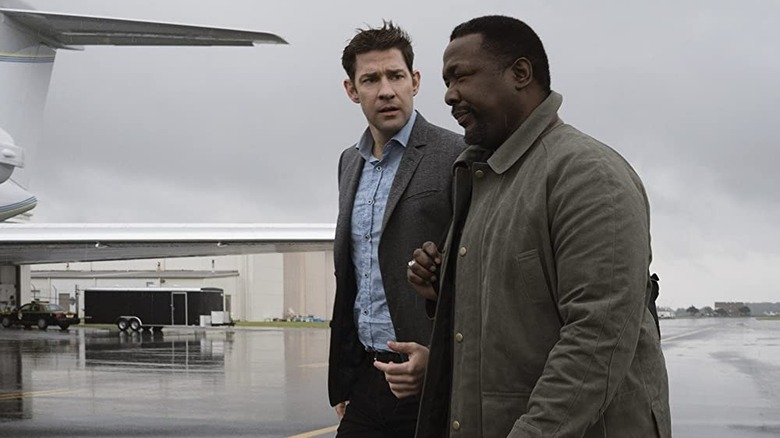 Wendell Pierce and John Krasinski in Jack Ryan