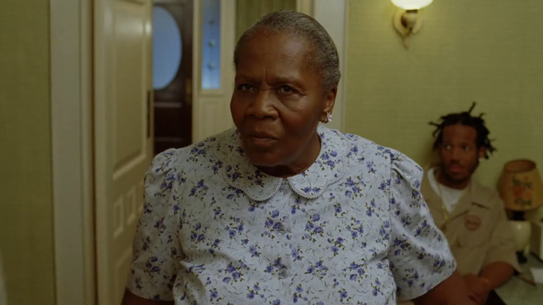 Marva Munson kijkt geïrriteerd in The Ladykillers