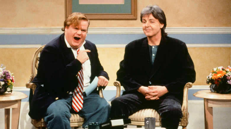 Chris Farley and Paul McCartney