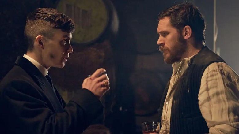 Cillian Murphy and Tom Hardy in Peaky Blinders