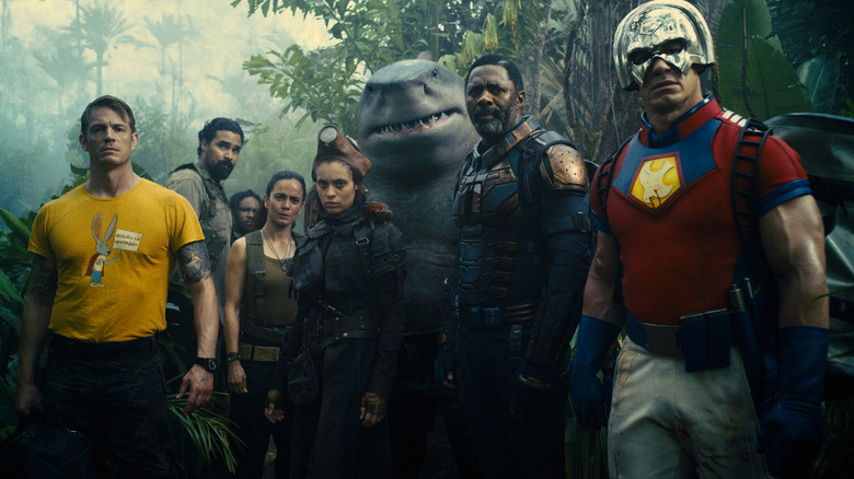 The technical team of the suicide team including Joel Kennaman in the role of Rick Volt, Daniela Milchauor in the role of Ratcatcher 2, and Selvester Stallone in the role of the king participated, studied Alba in the role of blood, and John Cena Cocim.