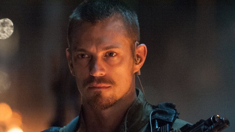 Joel Kennaman as Rick's flag in the suicide band