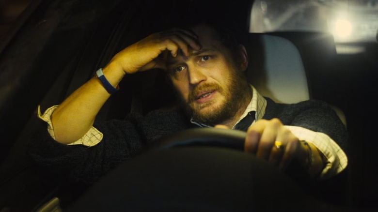 Ivan Locke driving his car in Locke