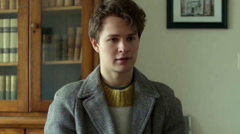 Addison Schacht in a nice coat in an office in November Criminals