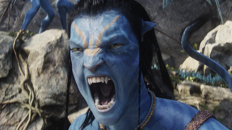shouts Sam Worthington's Jake Sully in Avatar