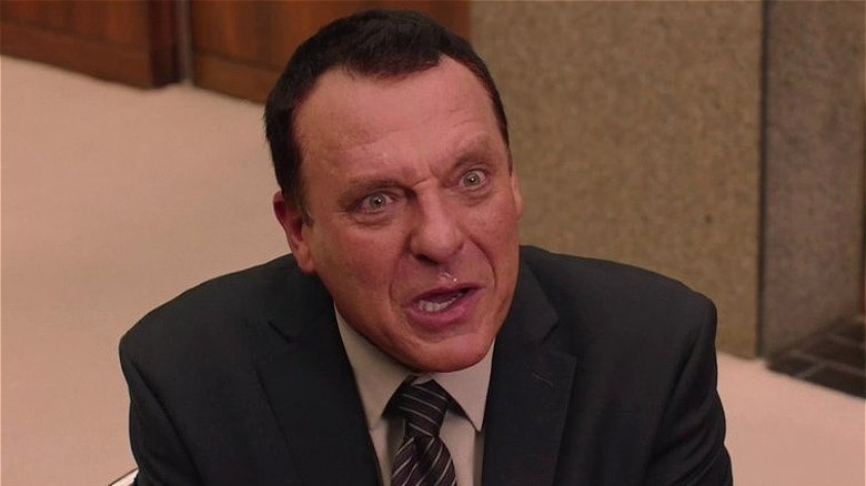 Anthony Sinclair confessing in office