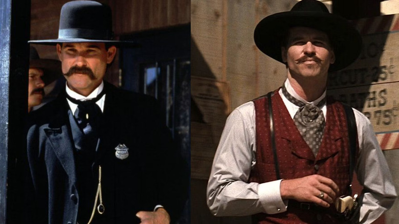 Kurt Russell Val Kilmer in hat Tombstone