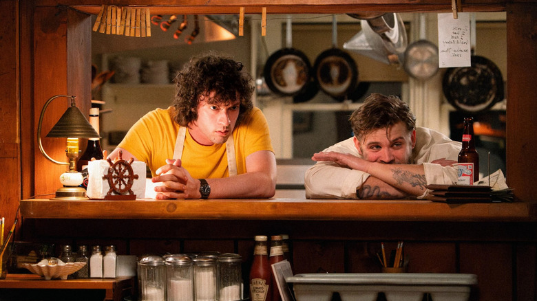 Tony and Sal wait for their orders to come up in Tony