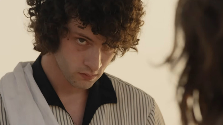 Bourdain has a moody young man stare in Tony
