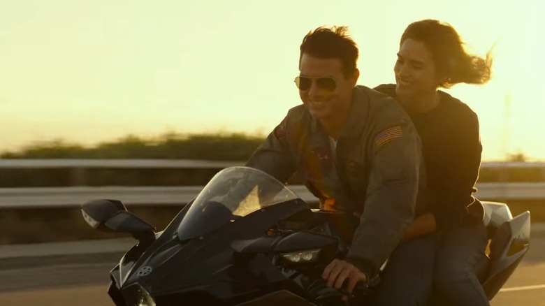 Top Gun Maverick motorcycle ride