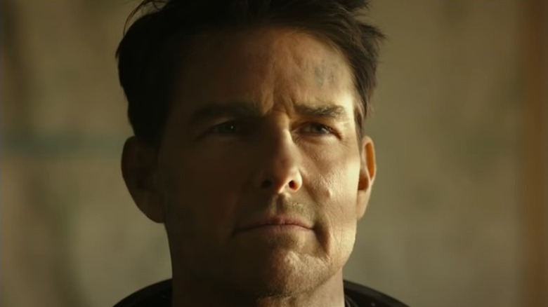 Maverick looking stern
