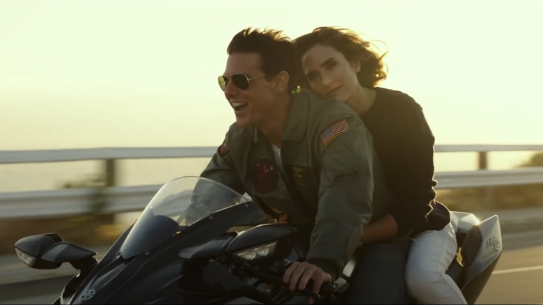 Tom Cruise and Jennifer Connelly in Top Gun: Maverick