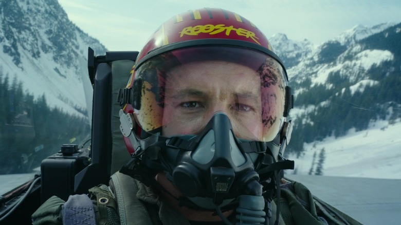 Miles Teller as Rooster in Top Gun: Maverick
