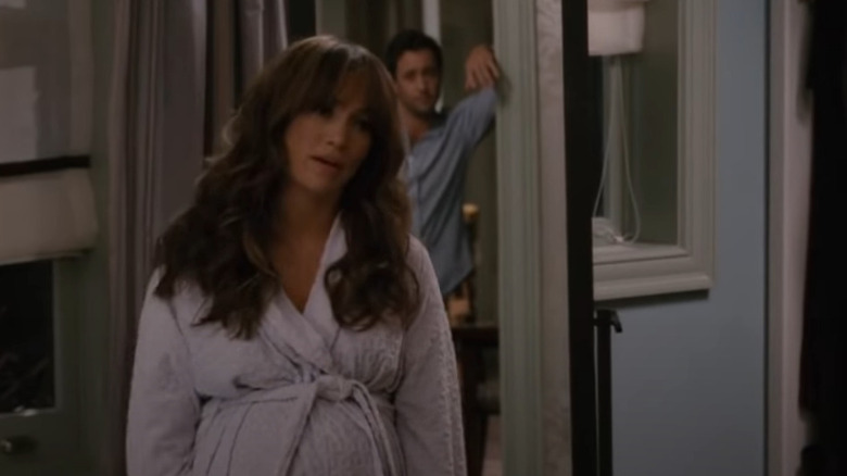 Zoe in bathrobe