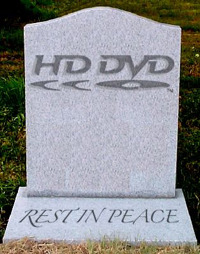 HD DVD grave