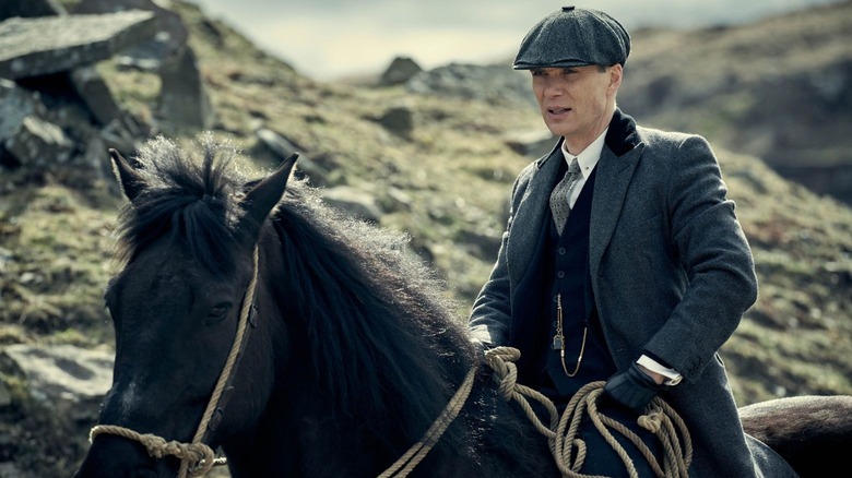 Cillian Murphy as Tommy Shelby in Peaky Blinders