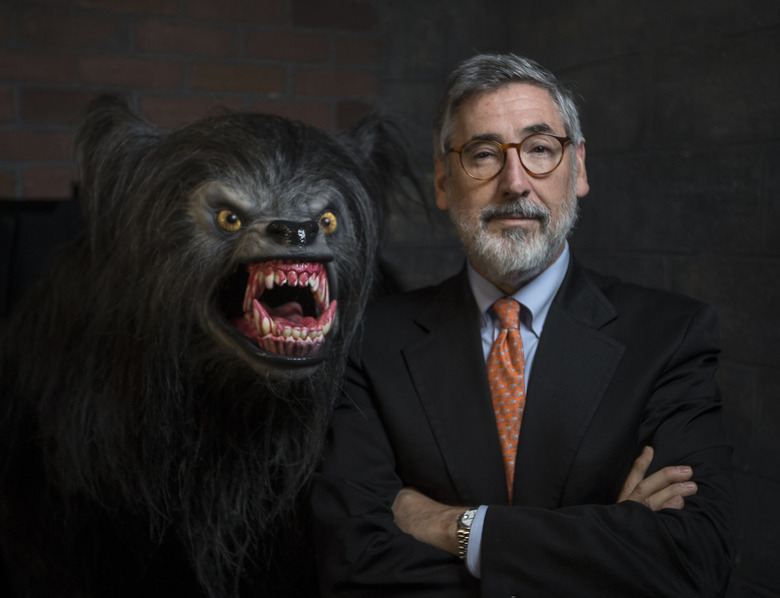 John Landis, the critically-acclaimed writer and director of ÒAn American Werewolf in LondonÓ visited Universal OrlandoÕs Halloween Horror Nights 23 on Friday, September 20, 2013 to enjoy the elaborate haunted house that brought his classic horror film to life.