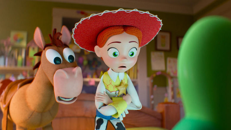 ג'סי ובולשי מסתכלים על ליליפאד ב-Toy Story 5