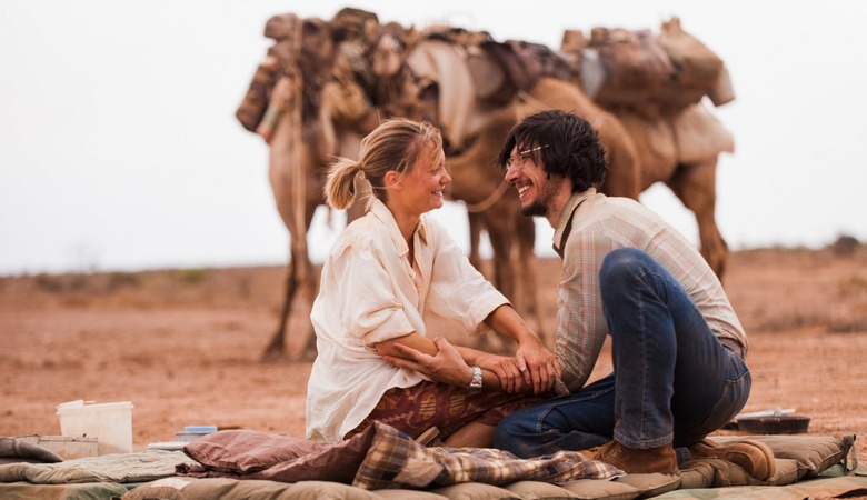 Mia Wasikowska and Adam Driver in Tracks