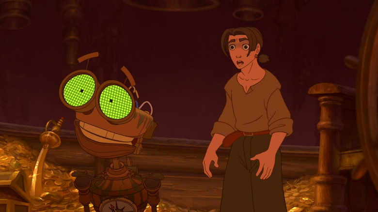 B.E.N. and Jim Hawkins in Treasure Planet