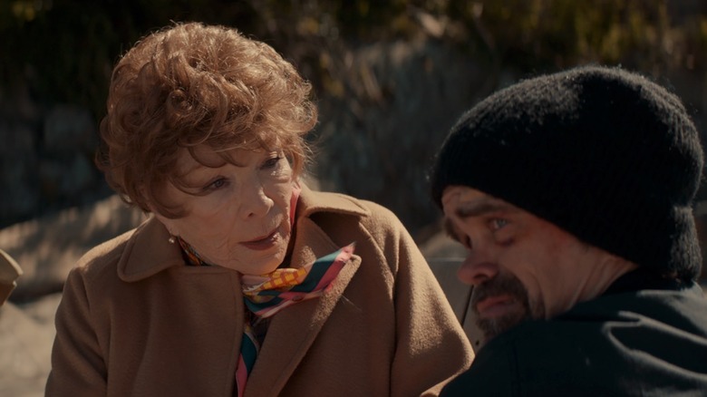 Shirley MacLaine and Peter Dinklage in American Dreamer