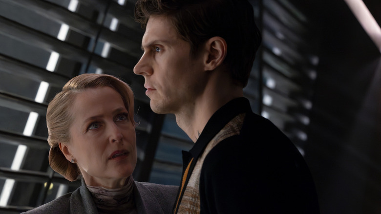 The Delinger family is in an extensive discussion in Tron: Ares