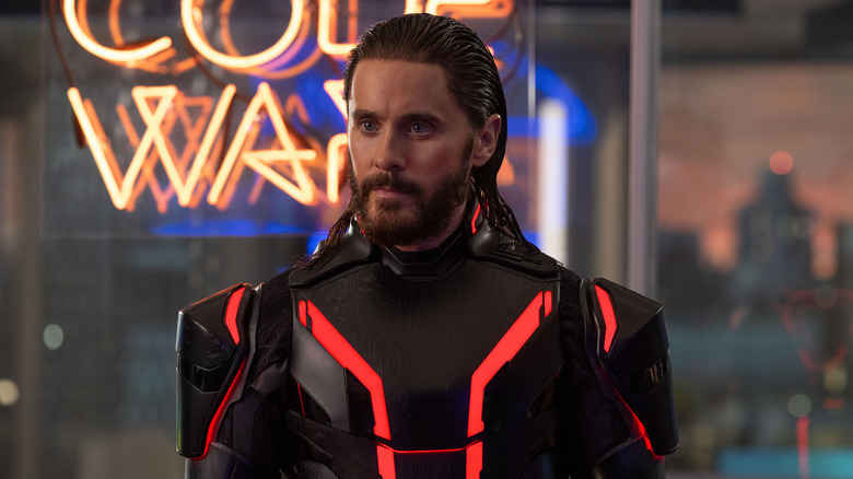 Ares at Flynn's office in Tron: Ares