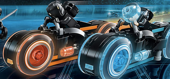 TRON Legacy Lightcycle LEGO Set