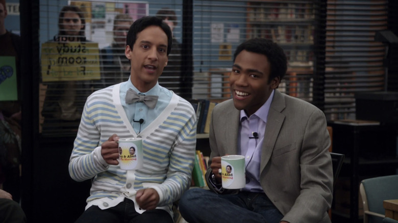 Danny Pudi and Donald Glover in Community