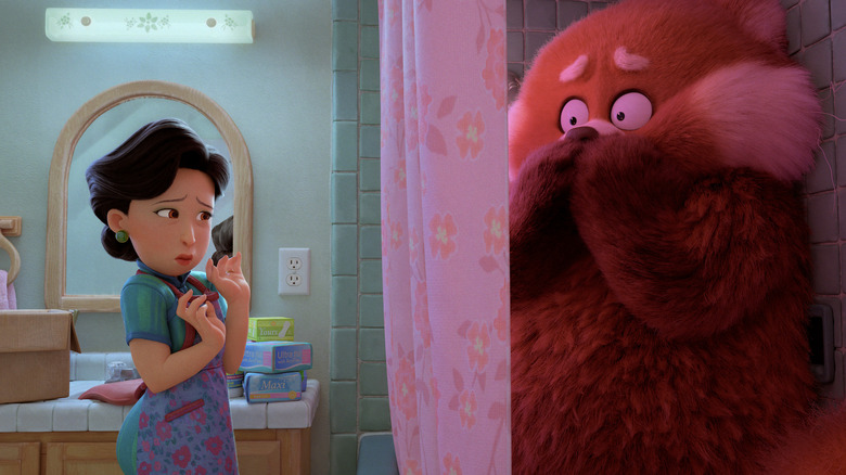 Ming and Red Panda Mei in Turning Red 
