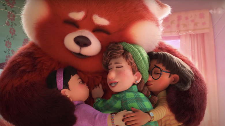 Turning Red Pixar Group Hug