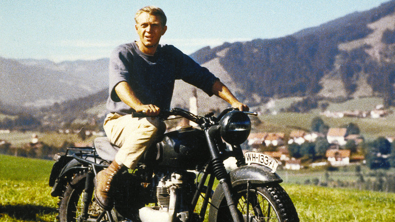 The Great Escape motorbike jump