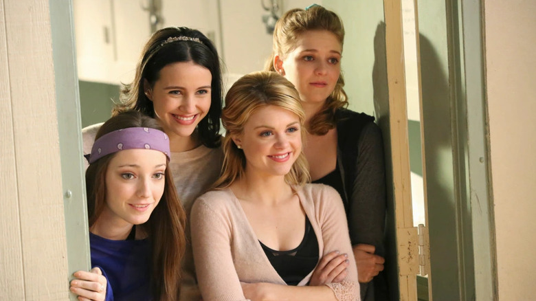 Emma Dumont,  Bailey De Young,  Julia Goldani Telles, and Kaitlyn Jenkins in Bunheads