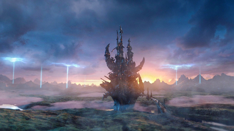 The Skeksis castle from Dark Crystal: Age of Resistance