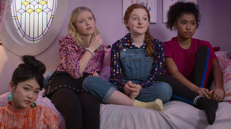 Momona Tamada, Vivian Watson, Shay Rudolph, and Anais Lee in The Baby-sitters Club
